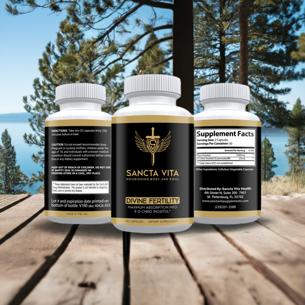 Divine Fertility: Max Absorption MYO-D & Chiro Inositol Blend for Conception Support